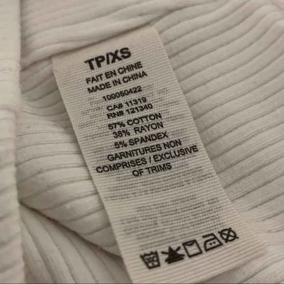 SOLD Garage The Fave Ribbed Tube Top - Picture 4 of 4